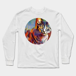 Bright-Eyed floppy cat Long Sleeve T-Shirt